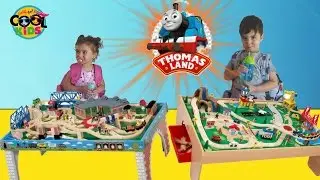 thomas and friends wooden railway play table toy trains