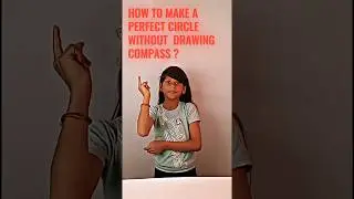How to make a perfect 👌Circle [Without compass]