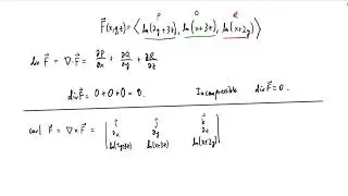 Example: Curl and Divergence