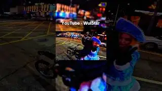 Прокатили Снегурочку на заднем колесе в центре города, нарвались на дпс #dirtbike #bikelife #moto