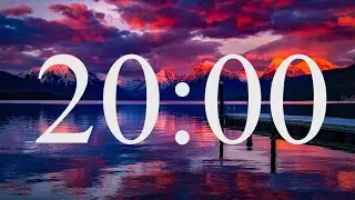 20 Minute Countdown Without Music - Soft Alert Sound