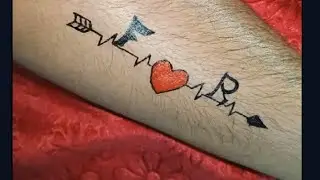 simple unique name couple's tattoo design ideas #tattoo #drawing #art #viral #trending