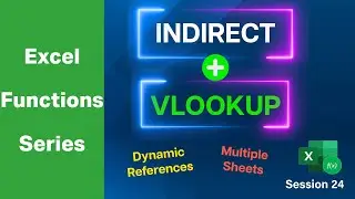 INDIRECT + VLOOKUP | Dynamic Referencing #excel #exceltips #lookup #learning #trending #search
