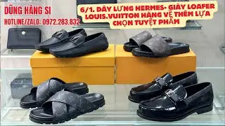 6/01 - Dây Lưng Nam Da Bò  Giày Lười Mẫu Tuyển Chọn Giá Cực Tốt