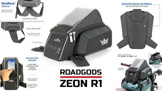 Roadgods Zeon R1 - Best Motorcycle 14 liter Tank Bag.