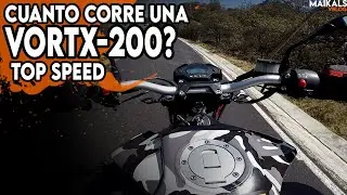 VELOCIDAD FINAL Vortex 200 / TOP SPEED / italika