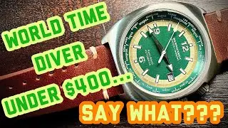Best World Time Watch Under $400: Bernhardt Retro World