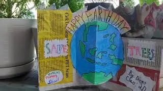 Video Keterampilan Kinerja Praktek SBdP : Pop-Up Card for Earth Day #studyfromhome