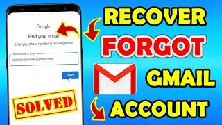 how to recover forgot gmail account | find gmail account | english