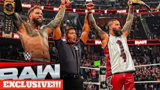 The Usos Wins World Tag Team Championship WWE Raw 29 December 2025 Highlights
