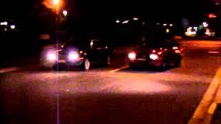 Alfa Romeo 90 vs 75 twin spark street drag race