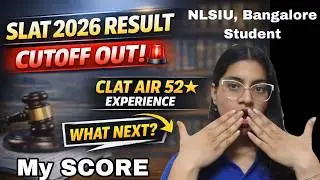SLAT 2026 Result OUT | Cutoff Analysis & What next?? ~ what&rsquo;s my slat 2026 score?!  SLS Pune?!!
