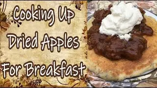 Using Dried Apples for Pancake and Waffle Topping