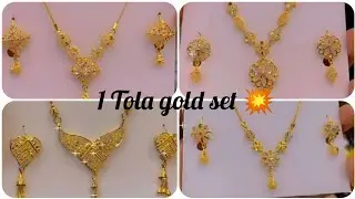 1 tola gold set designs 2022-2023/beautiful gold mala set designs/world modern ideas