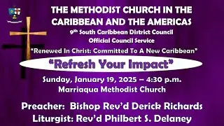 9th South Caribbean District MCCA Council Official Service
