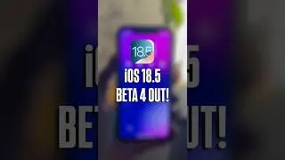 iOS 18.5 Developer Beta 4 Released #ios185 #ios18features #iphoneupdate #ios19 #short #ios19beta