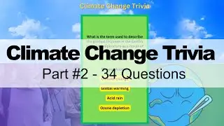 Climate Change Trivia: Part #2 ( 34 Questions ) #shortsscience  #climatechange