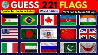 Guess the Country by Flags of  World 🌍 (Special Territories Included)