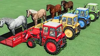 GIANT HORSE LOAD WITH FRONT LOADER | Farming Simulator 22