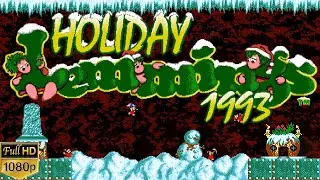 Holiday Lemmings 1993 - Amiga full playthrough