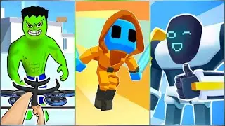Hit Perfect 3D VS Samurai Flash V's Mechangelion Robot Fighting Android Gameplay JDYCH