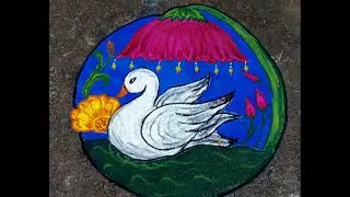Margazli rangoli kolam//மார்கழி கோலம் #morning vibes //home @santhinisart #muggula 