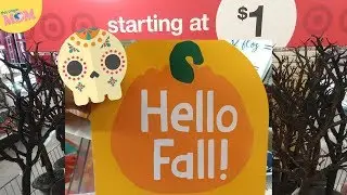 Target Budget  Halloween Fall Decor Dollar Spot Shop With Me 2019