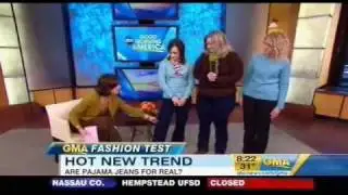 Pajama Jeans on ABC's Good Morning America