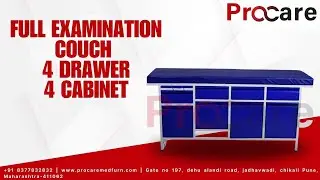 Examination Couch Blue | Examination Table | OPD Table | Procare | Procare Medfurn