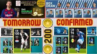 What Is Coming Tomorrow In Pes 2020 | Box draw, Club Selection And Events Confirmed 100% Jun 22'20 |