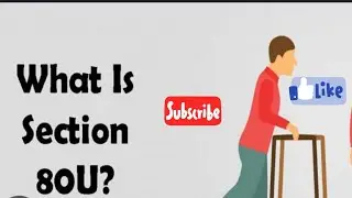 V64-|80U Income tax rebate for physically handicapped|section 80U of income tax act|