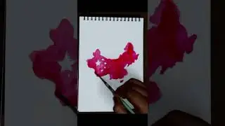 day 3. china flag painting 🎨 #china #artshorts #flag #challenge #artinseconds #viral #painting #art