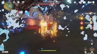 My 90% Shield strength Klee Vs big rock boi