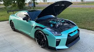 Changing Spark Plugs on R35 GTR & Painting Intake