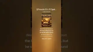 📖 Proverbs 15:1&ndash;33 | Spoken Word 