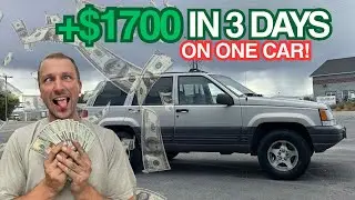 I Flipped A Cheap Marketplace Jeep For Crazy Profit! 