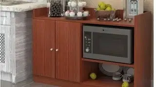 Kitchen Microwave Cabinet With Panel Door Base cabinet