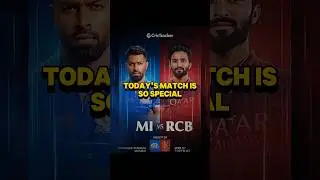 Today's Match Is So Special , RCB Vs MI || CricCut #ipl #rcb #mumbaiindians #cricket