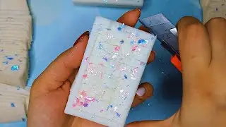 ASMR/Резка сухого белого мыла /Cutting of dry white soaps
