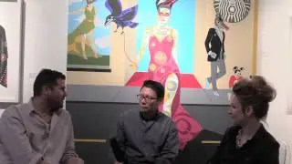 Rande Cook and Carollyne Yardley at Alcheringa gallery