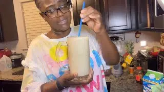 Day1: Sea Moss Smoothie (Pear🍐/Ginger🫚)