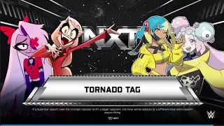 Vaggie and Charlie Vs Iono and Canari Tornado Tag Match (WWE 2k26 PreSeason)