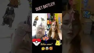 DUET BATTLE vs Hiddencollectibles (gen7) who won? #subscribe #tiktok #short #filter #pokemon #funny