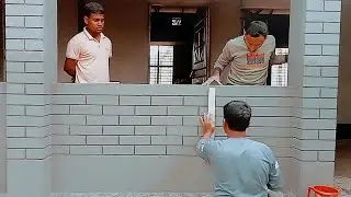 ইট পয়েটিং কাঁটার সহজ নিয়ম।Simple rules of brick poiting fork.