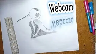 Webcam drawing || How to draw a webcam || PC camera drawing||