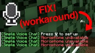 Исправление/обход ошибки &laquo;Микрофон не работает&raquo; в Simple Voice Chat (мод)