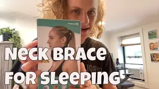 Neck Brace for sleeping with a very soft cover