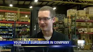 Youngest supervisor making own path at Johnson Crushers International