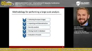 BSidesBUD2021: Large-scale Security Analysis of IoT Firmware