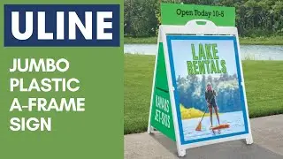 Jumbo Plastic A-Frame Sign